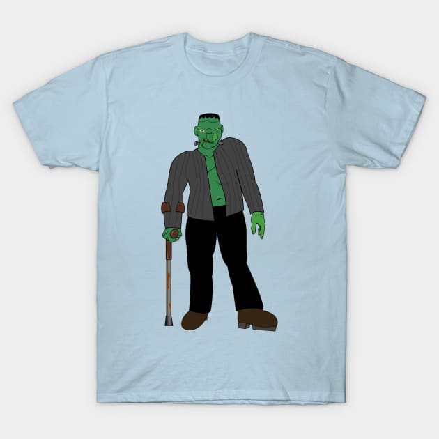 Frankenstein's Disabled "Monster" T-Shirt by RollingMort91